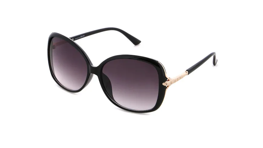 Basley Sun Sonnenbrille Kunststoff Schwarz/Gold
