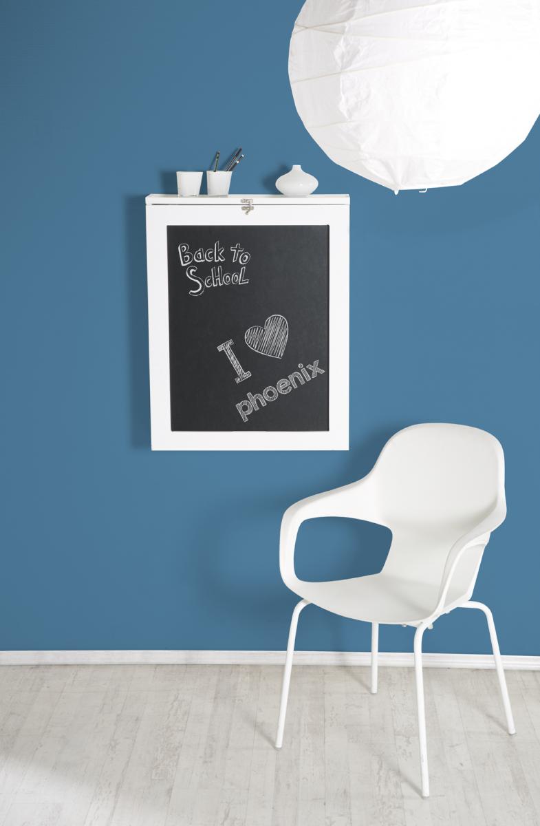 Phoenix Klapptisch Country mit Schrank, Weiss