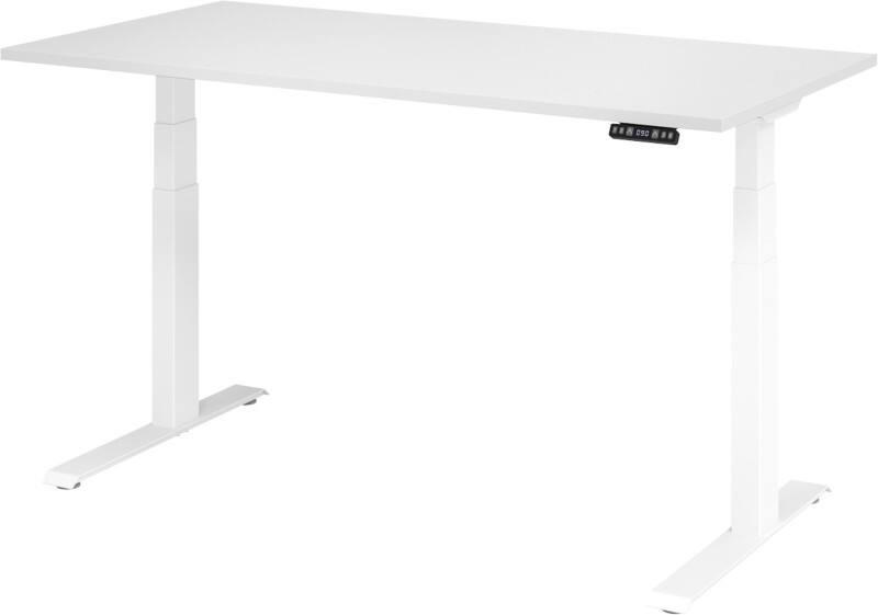 Hammerbacher Sitz-Steh-Arbeitsplatz XDKB16 1.600 x 800 x 1.290 mm Weiß