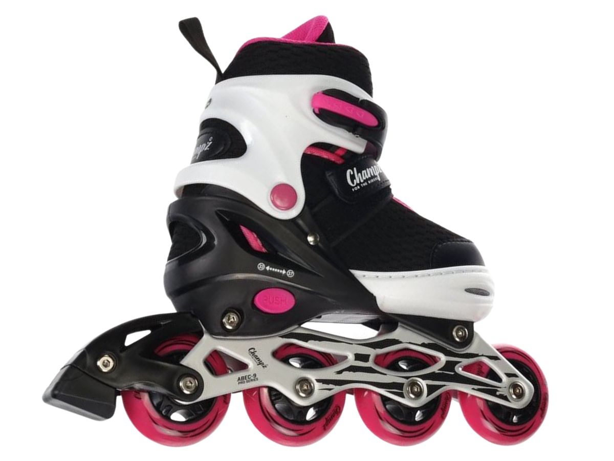 Champz Rosa ABEC9 Semi-Softboot verstellbare Inline-Skates