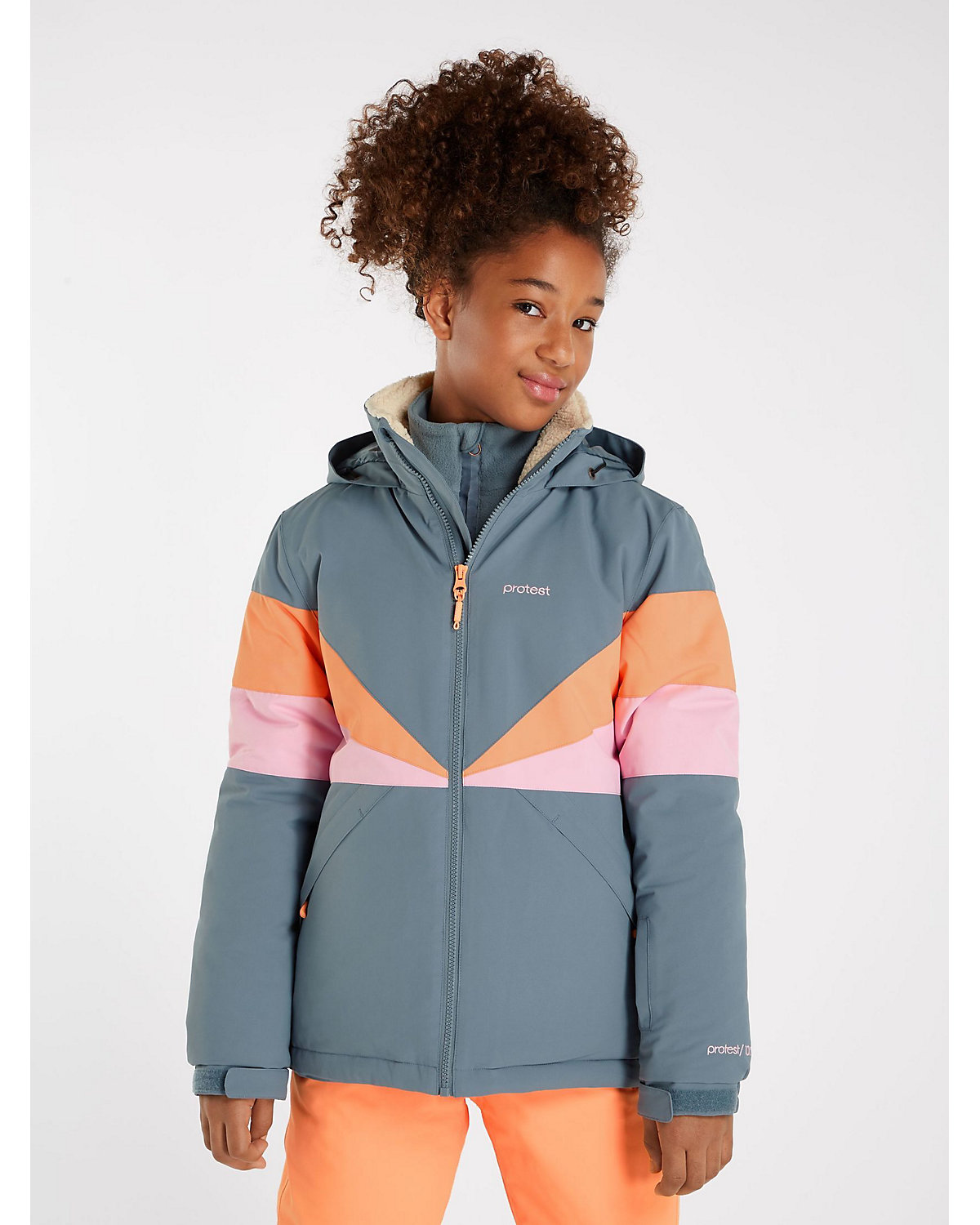PRTKATE JR  - 10K Wasserdicht und atmungsaktiv PFC-Frei   Winterjacke Skijacken für Mädchen