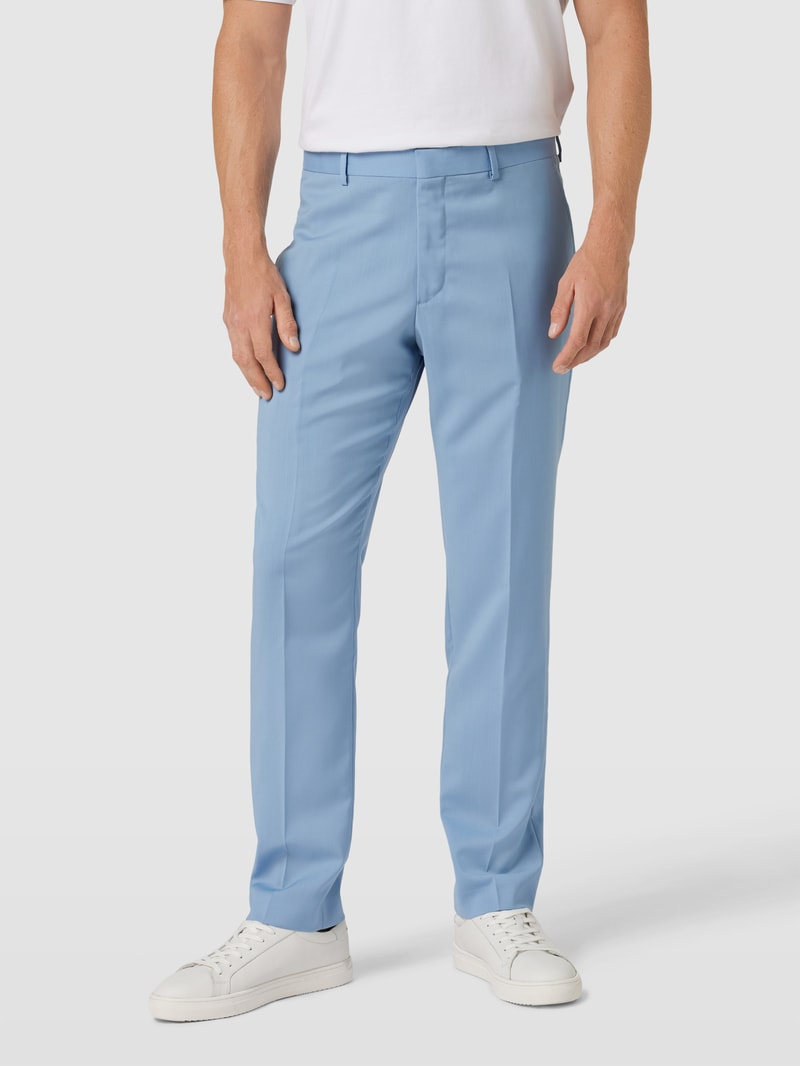 Hose mit Bügelfalte Modell 'PANTALON' in hellblau