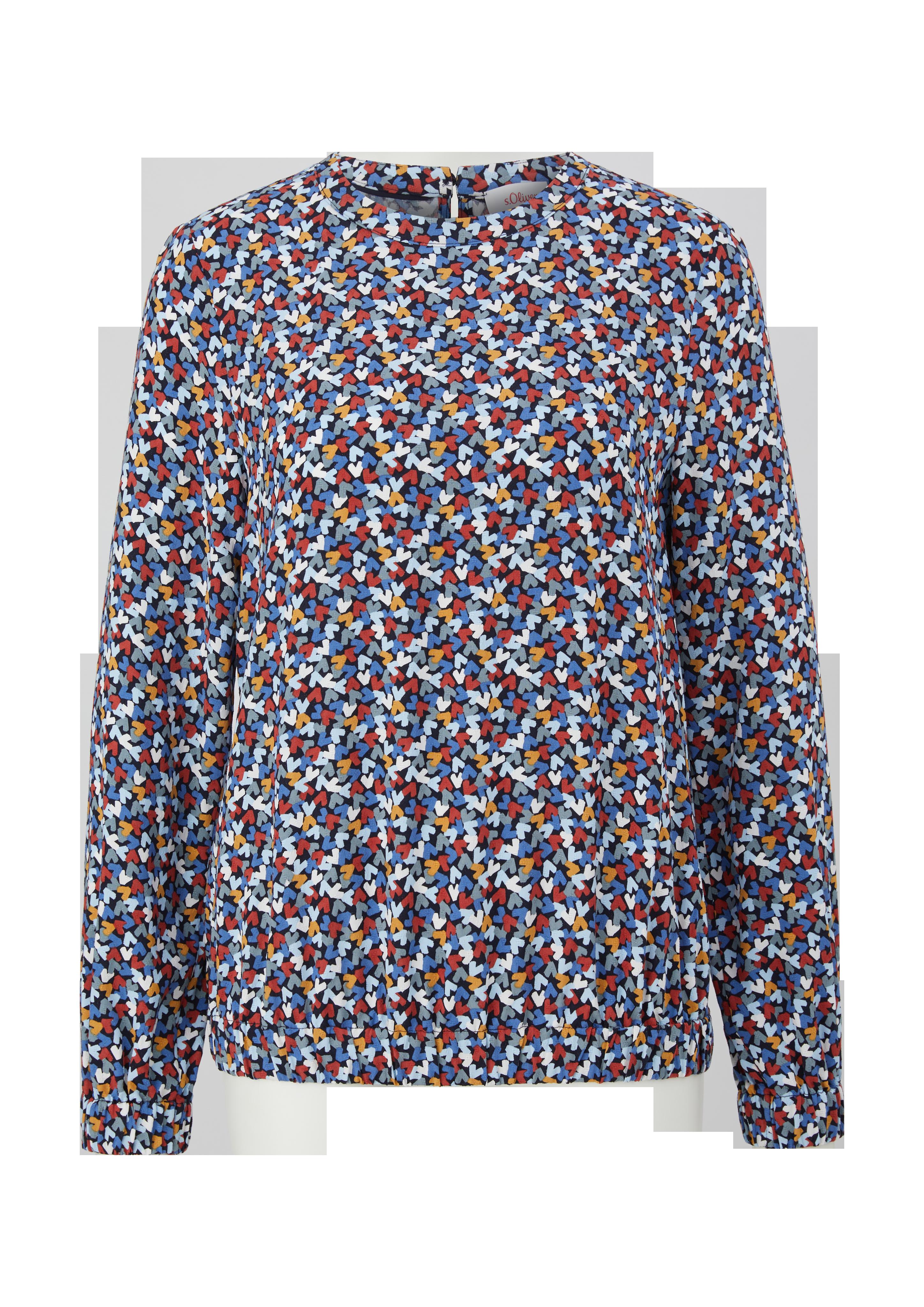 Viskosebluse mit Dobby-Struktur  2129594-59A3