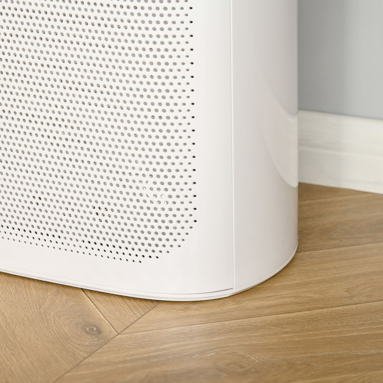 HOMCOM Luftreiniger mit HEPA Filter für bis zu 25-35 m³ Air Purifier für Allergiker Raucherzimmer Staub mit leiser Schlafmodus Timer ABS 32,7 x 22 x 55,8 cm