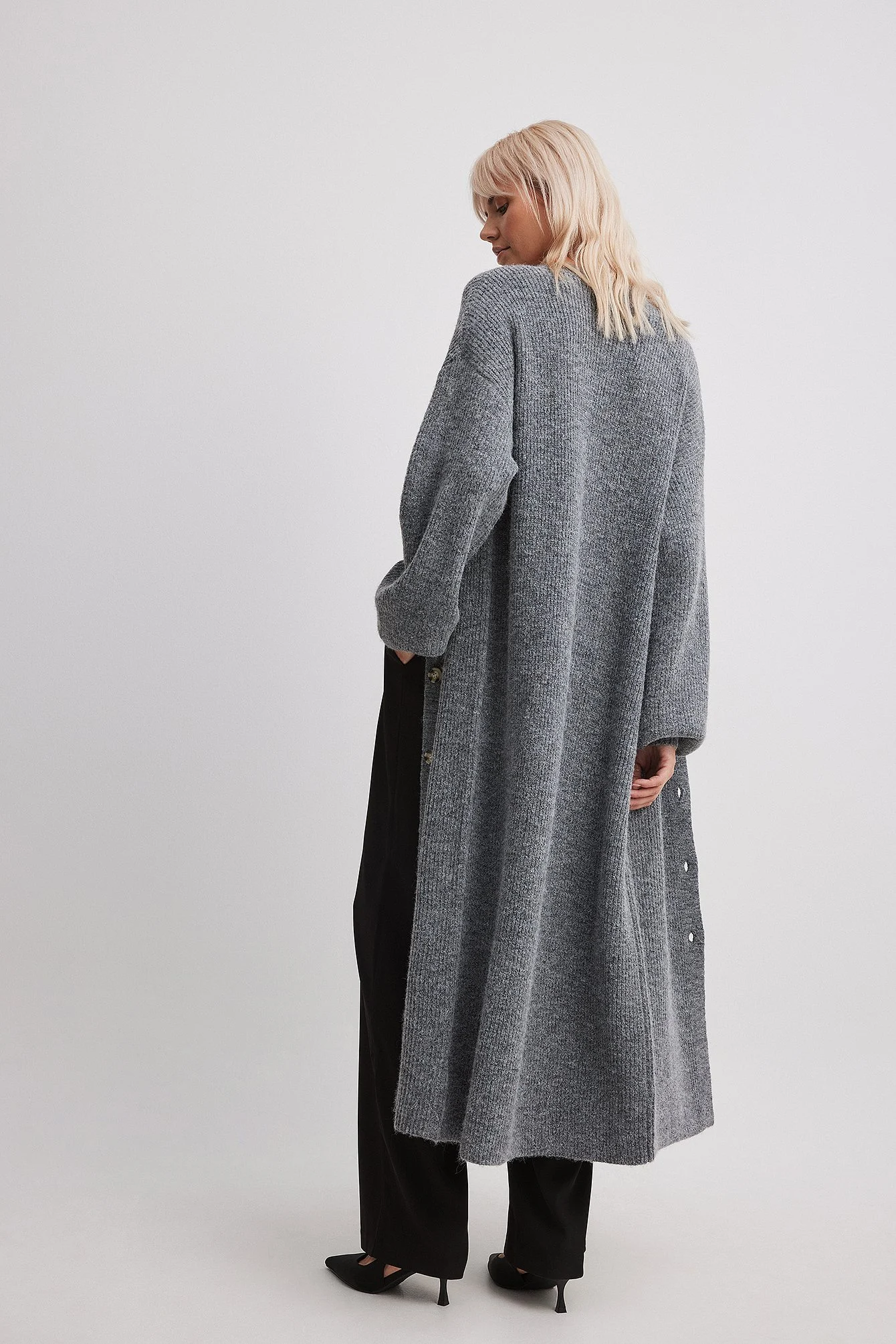Lange Strickjacke