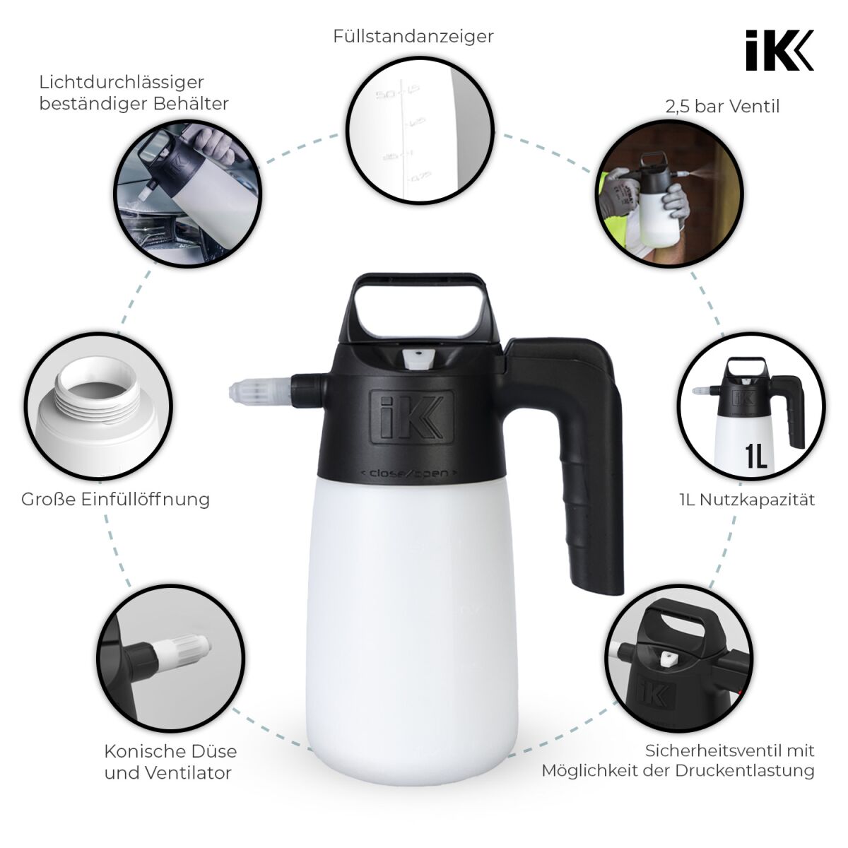 IK Multi 1.5 Pumpsprühflasche 1L