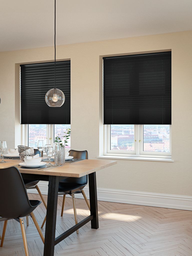 HOVDEN Pleated blinds HOVDEN 80x160cm black cordless