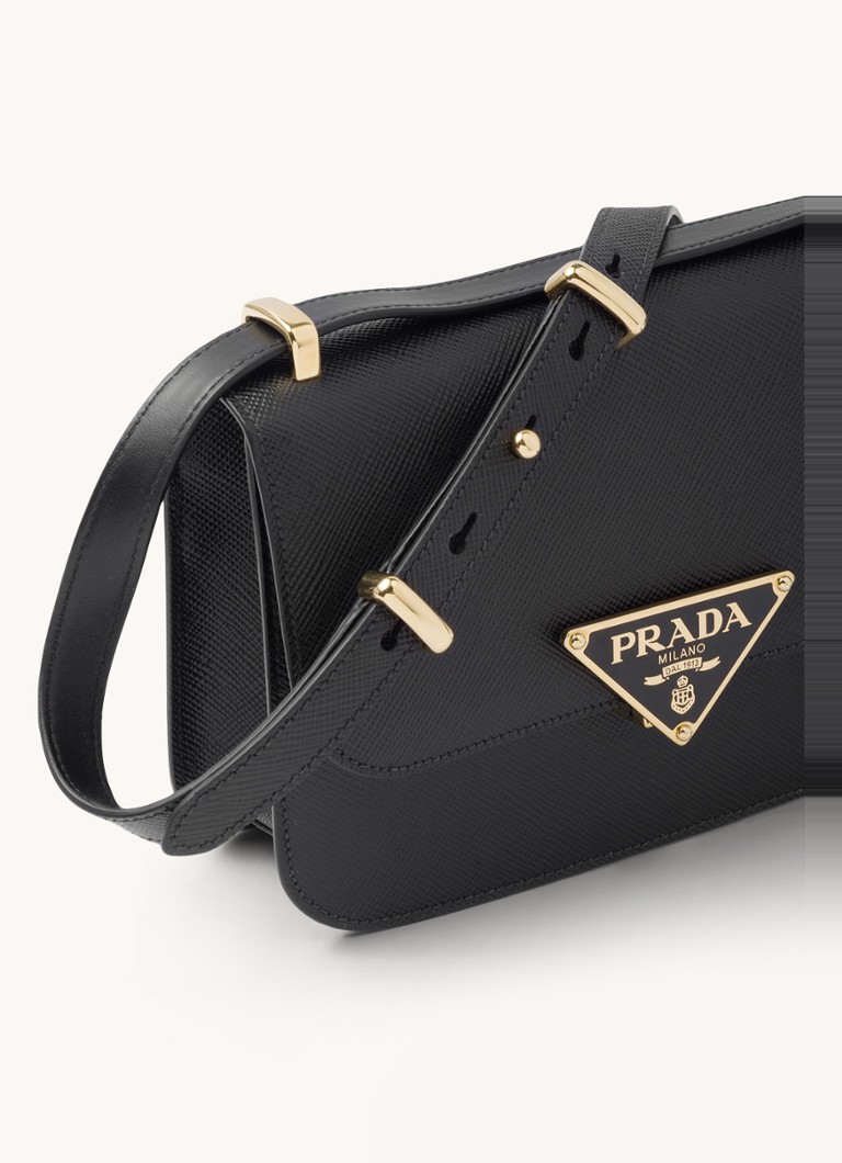 Prada leather crossbody bag
