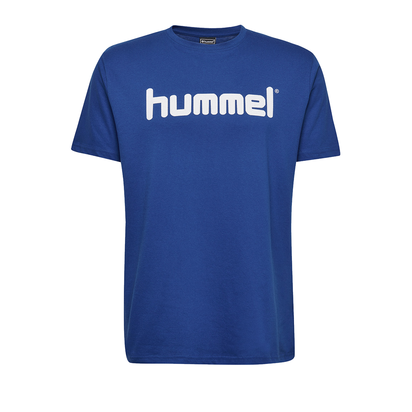 Hummel Cotton T-Shirt Logo Blau F7045