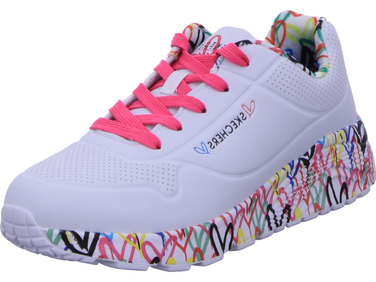 SKECHERS Mädchen Halbschuhe weiss