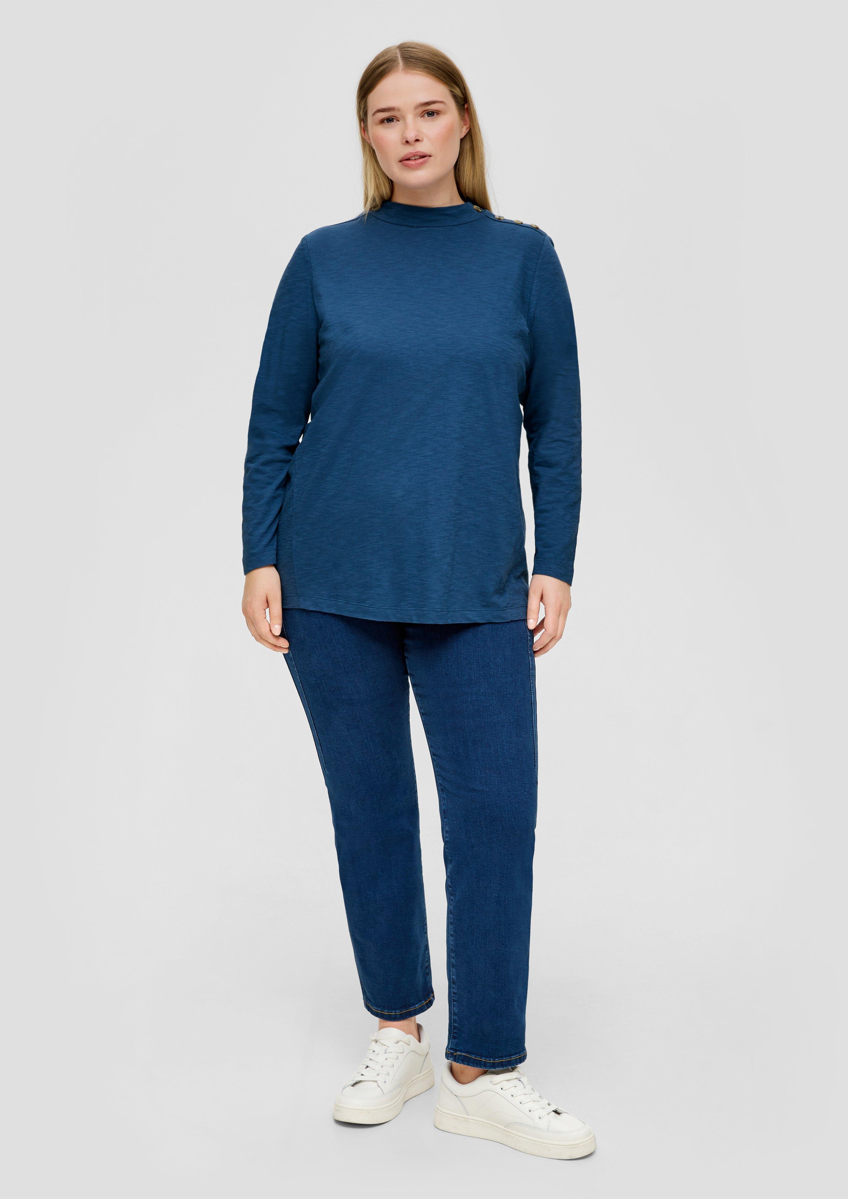 Longsleeve mit Zierknöpfen  2135913-5704