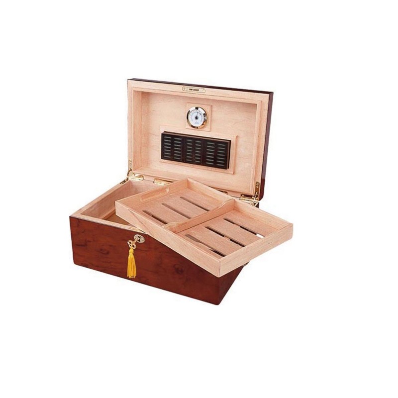Humidor für Zigarren Quality Importers Deauville-Modell für 100 Zigarren, Humidor für zu Hause