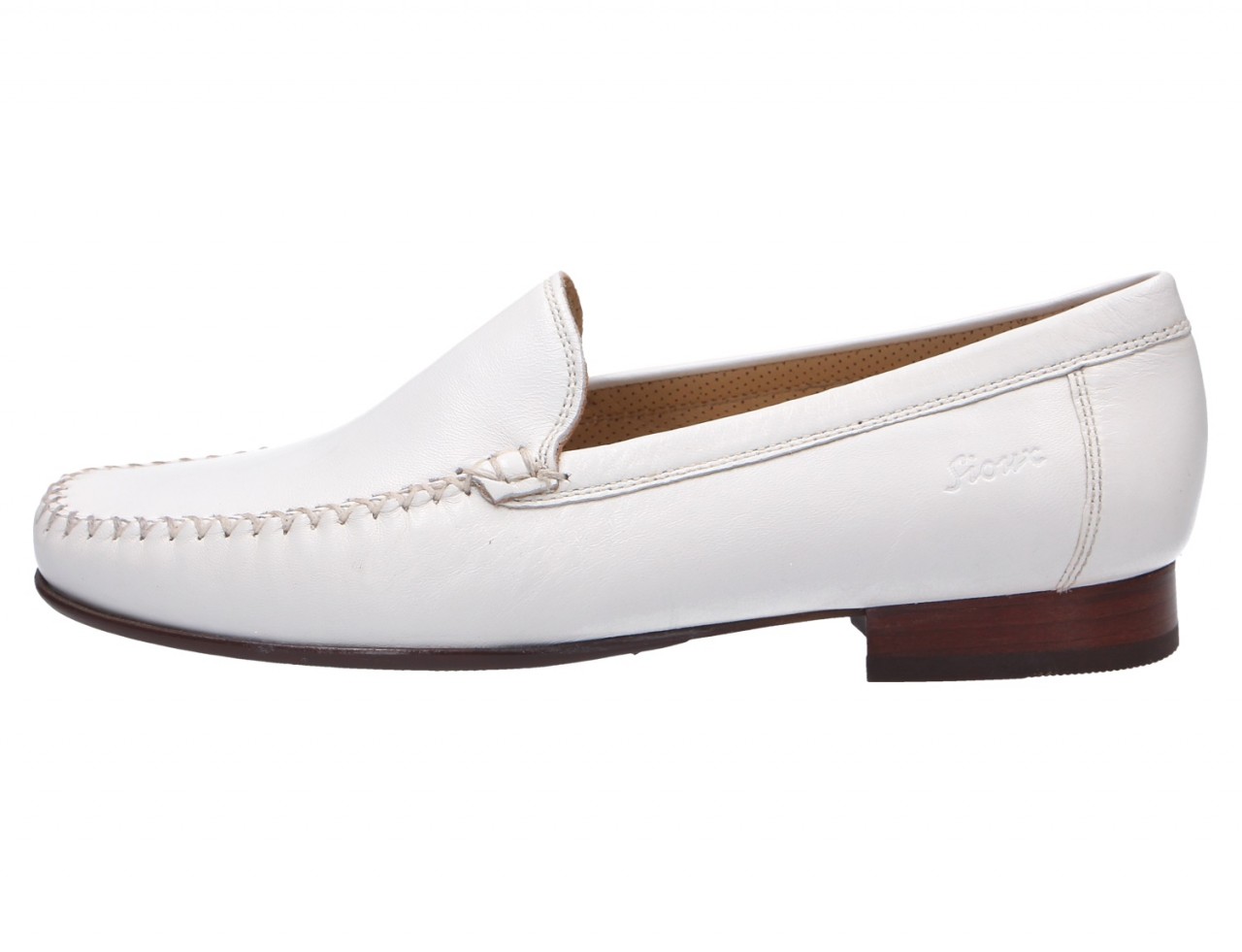 SIOUX Mokassins weiss Damen Slipper