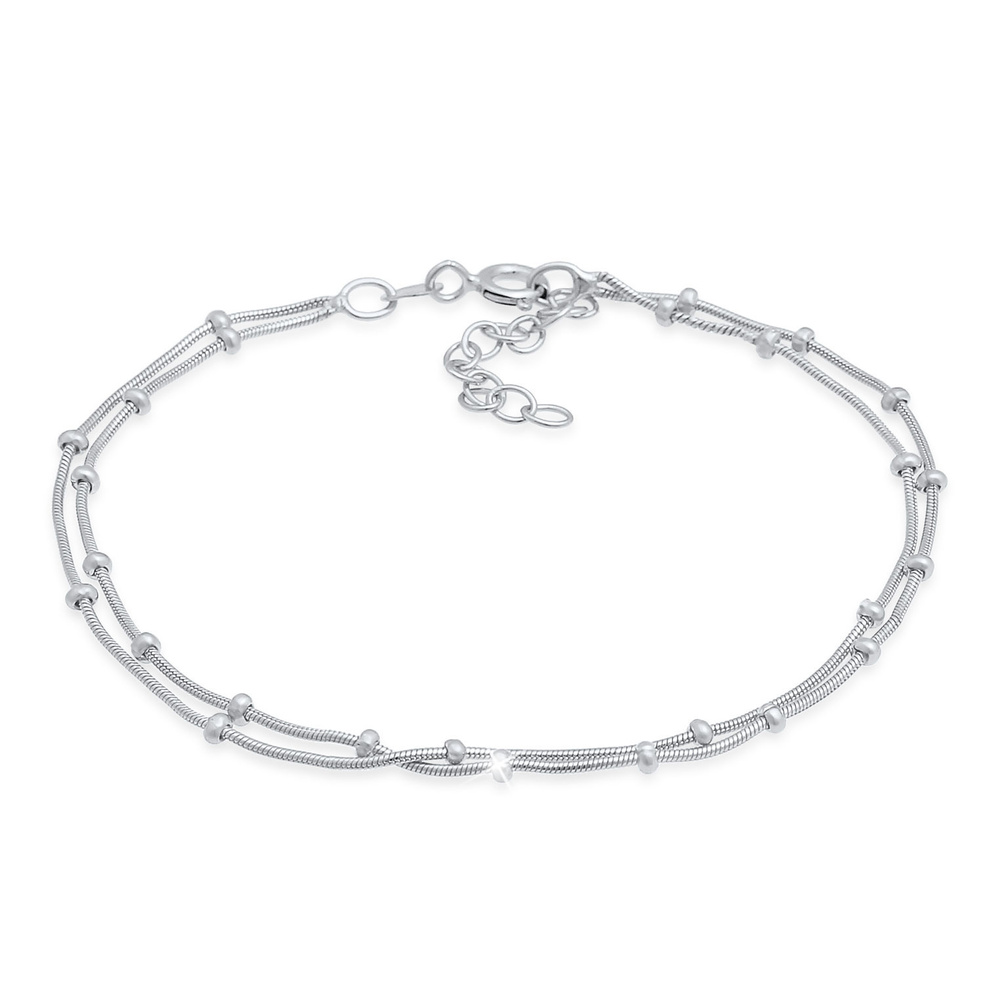Elli Elli Bracelet Femmes Couche boules élégantes en argent sterling 925 plaqué or Bracelet
