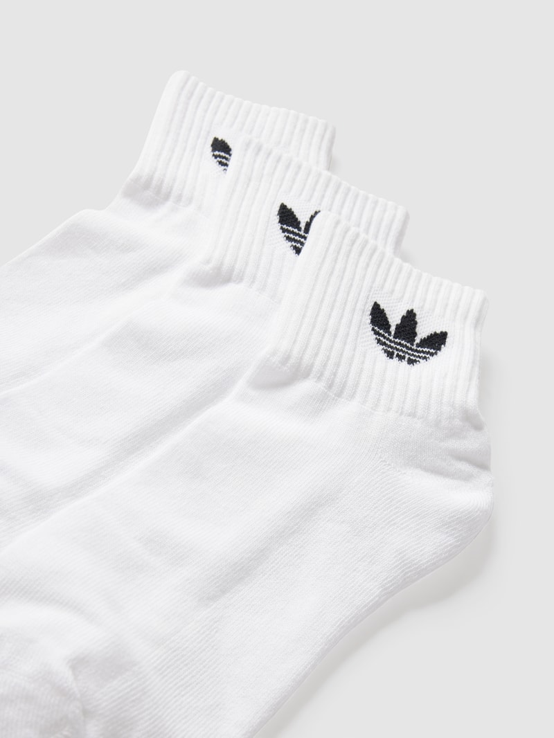Socken mit Label-Stitching im 3er-Pack in weiß