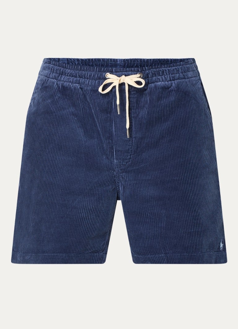 Pantaloni scurți din catifea reiată Ralph Lauren, croială dreaptă