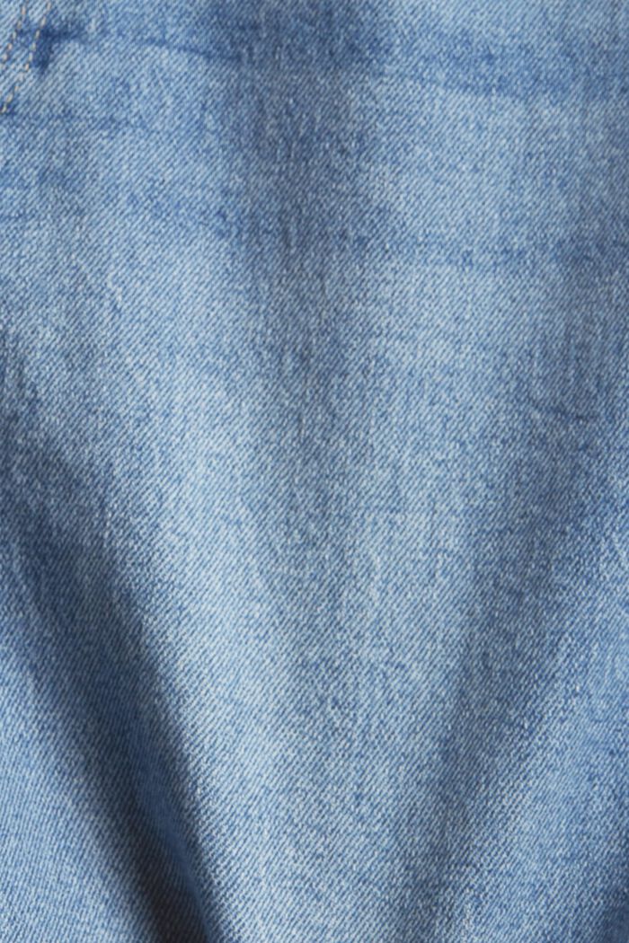 Denim-Shorts mit Inside-Out-Nähten