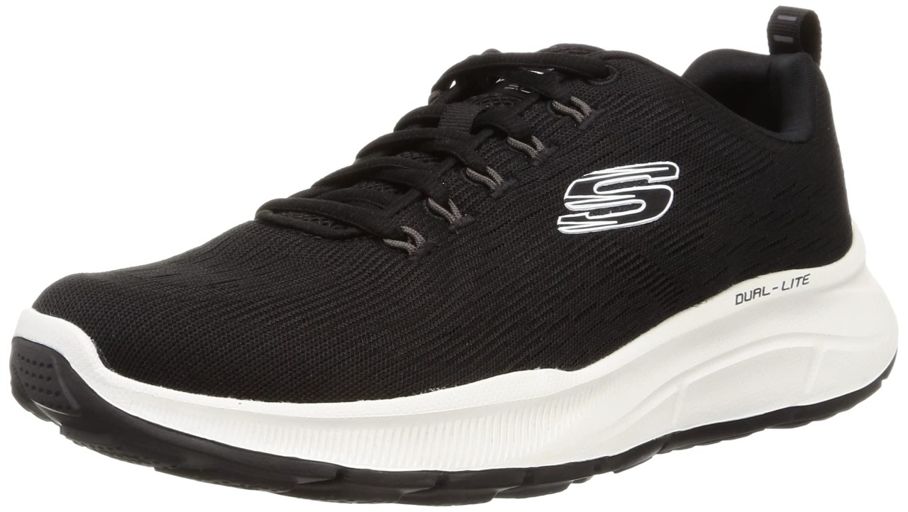 SKECHERS Freizeit Schnürer schwarz