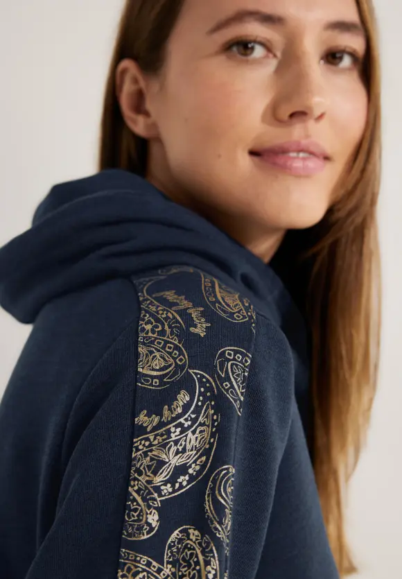 CECIL Sweatshirt mit Volumenkragen
