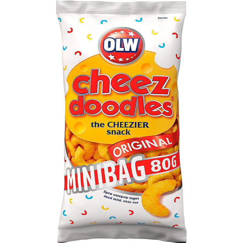 OLW Cheez doodles 80 g OLW