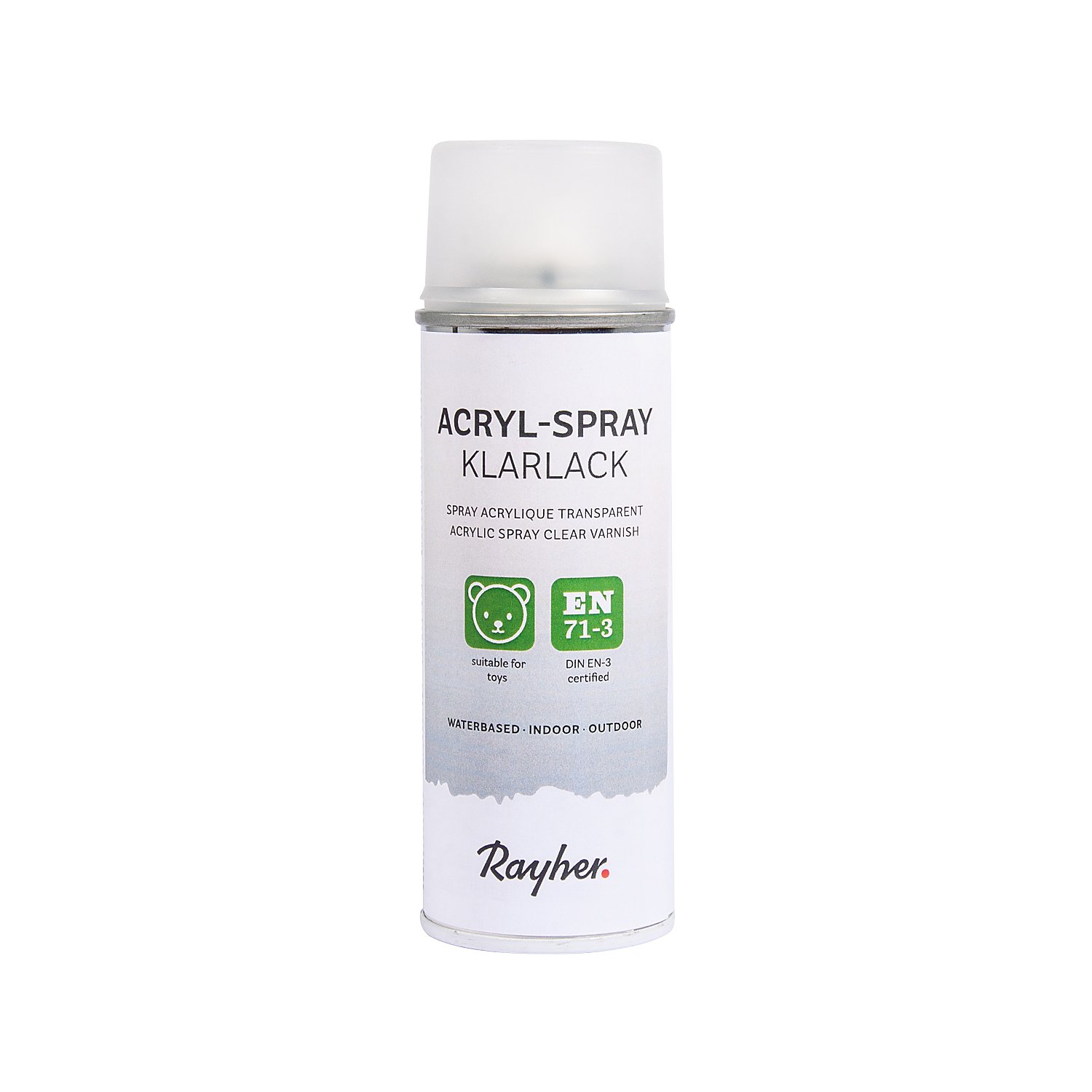 Acryl-Spray Klarlack, matt, wasserbasierend, 200 ml