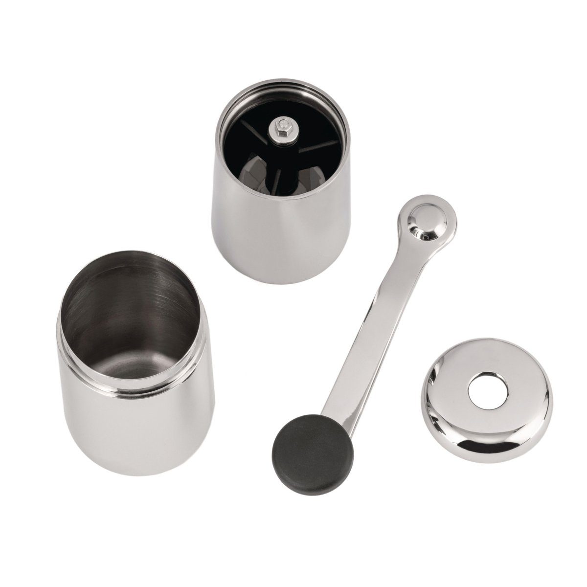 Alessi Kaffeemühle Kaffeemühle SLOW COFFEE, 0.20 g Bohnenbehälter, manuell mit Kurbel