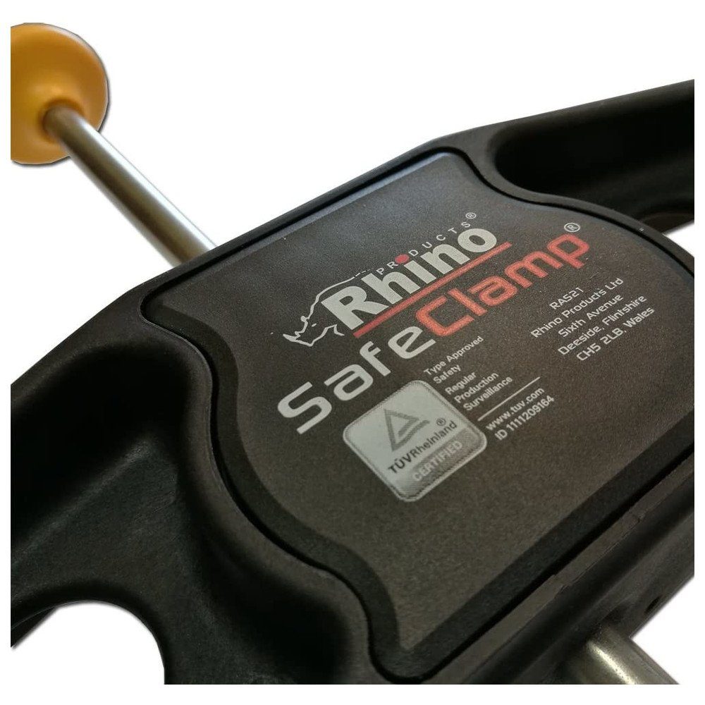 Rhino Schiebeleiter Leiterhalter SafeClamp