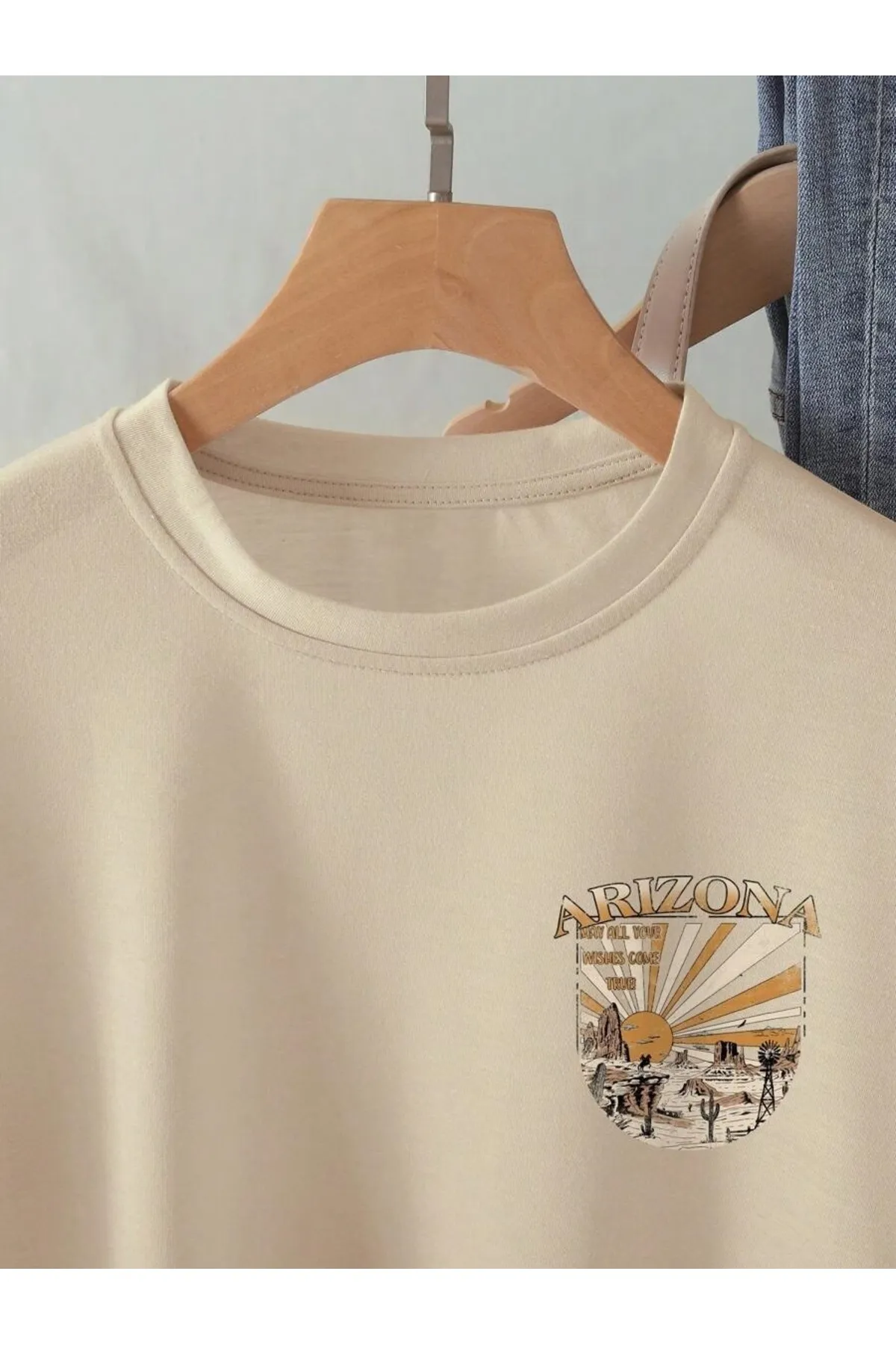 MOONBULL  T-Shirt - Beige - Regular Fit