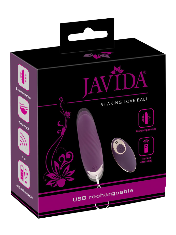 Javida Vibroei Shaking Love Ball (RC) in lila günstig kaufen 18 cm