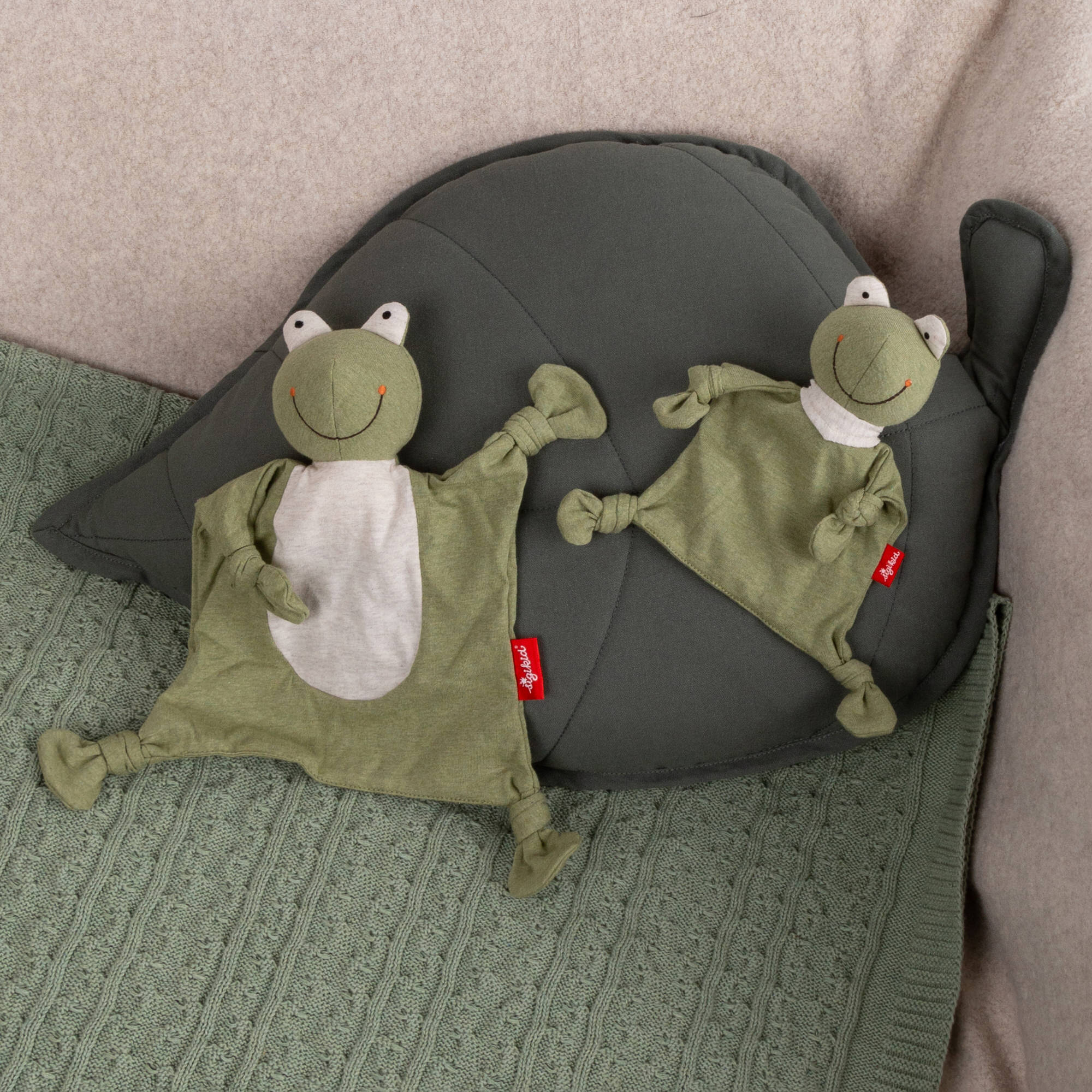 Baby Schnuffeltuch Frosch