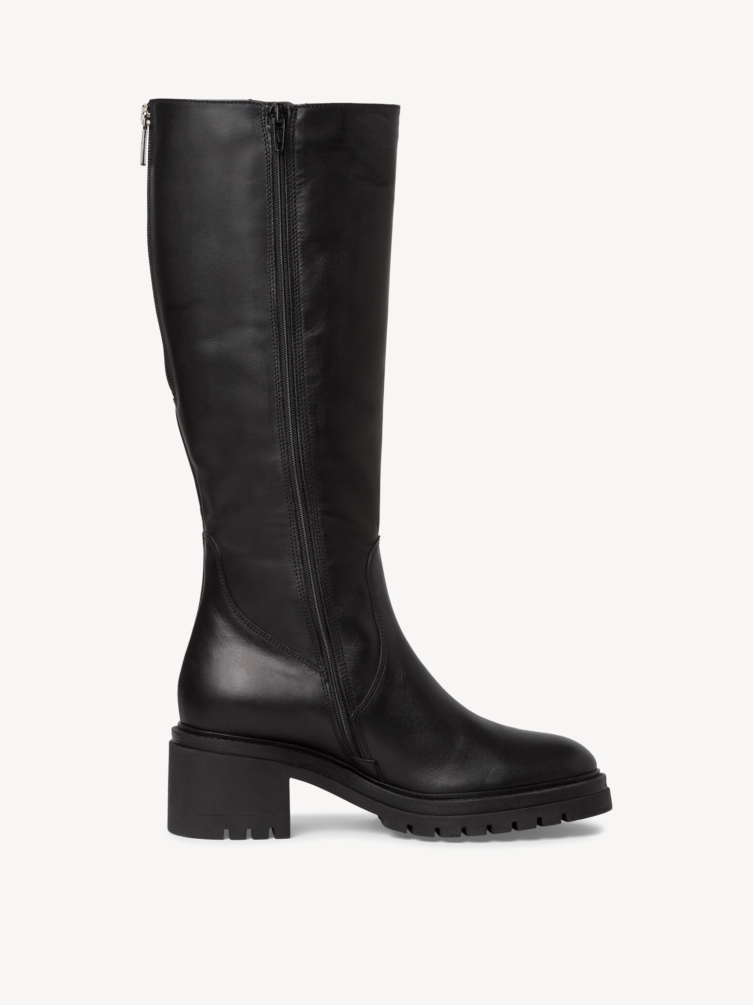 Bottes en cuir - noir