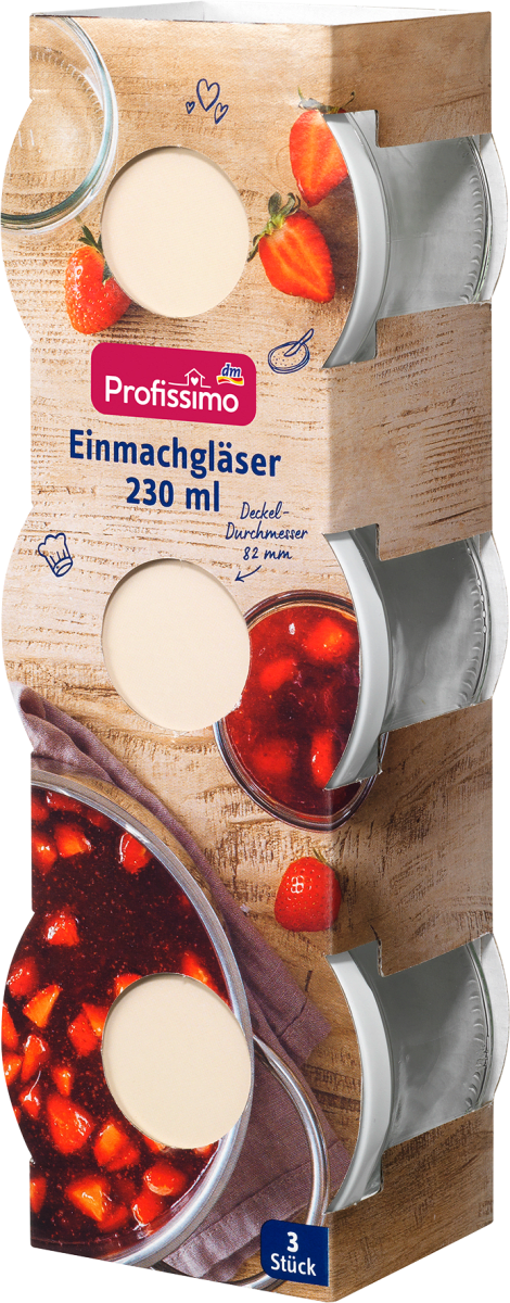 Einmachgläser 230ml, 3 St