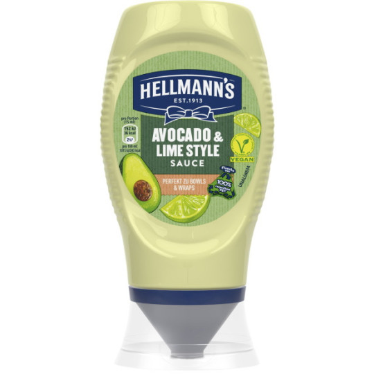Hellmann's Avocado & Lime Style Sauce 250ML