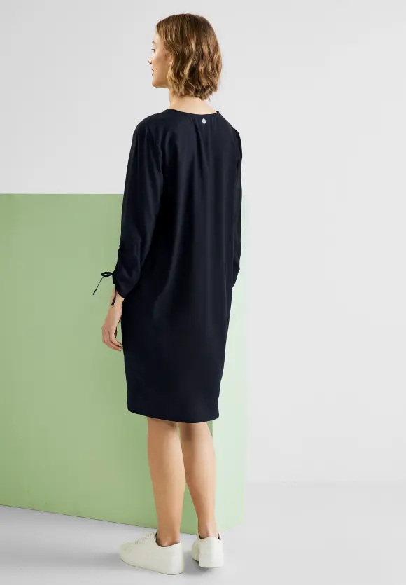 Street One Kleid mit Ärmelraffung