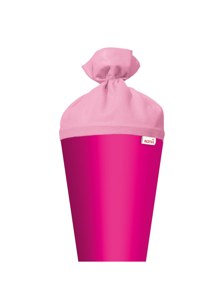 ROTH Bastel-Schultüte groß pink 70 cm Filzverschluss pink in Pink günstig kaufen onesize