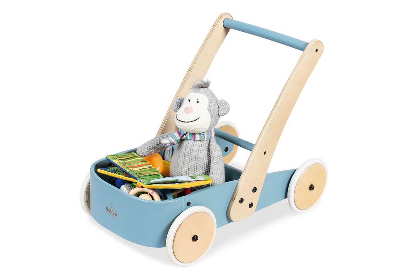 Pinolino Kinderträume Pinolino Lauflernwagen Fiete blau