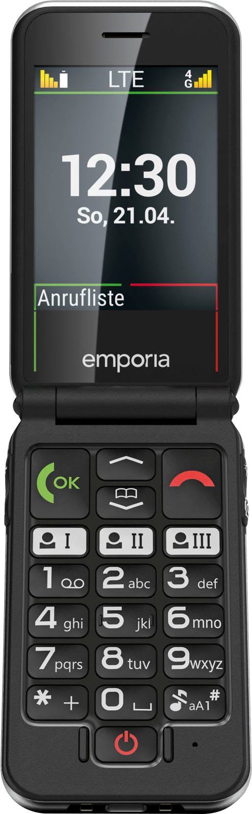 Emporia JOY-LTE Smartphone (7,11 cm/2,8 Zoll, 2 MP Kamera)
