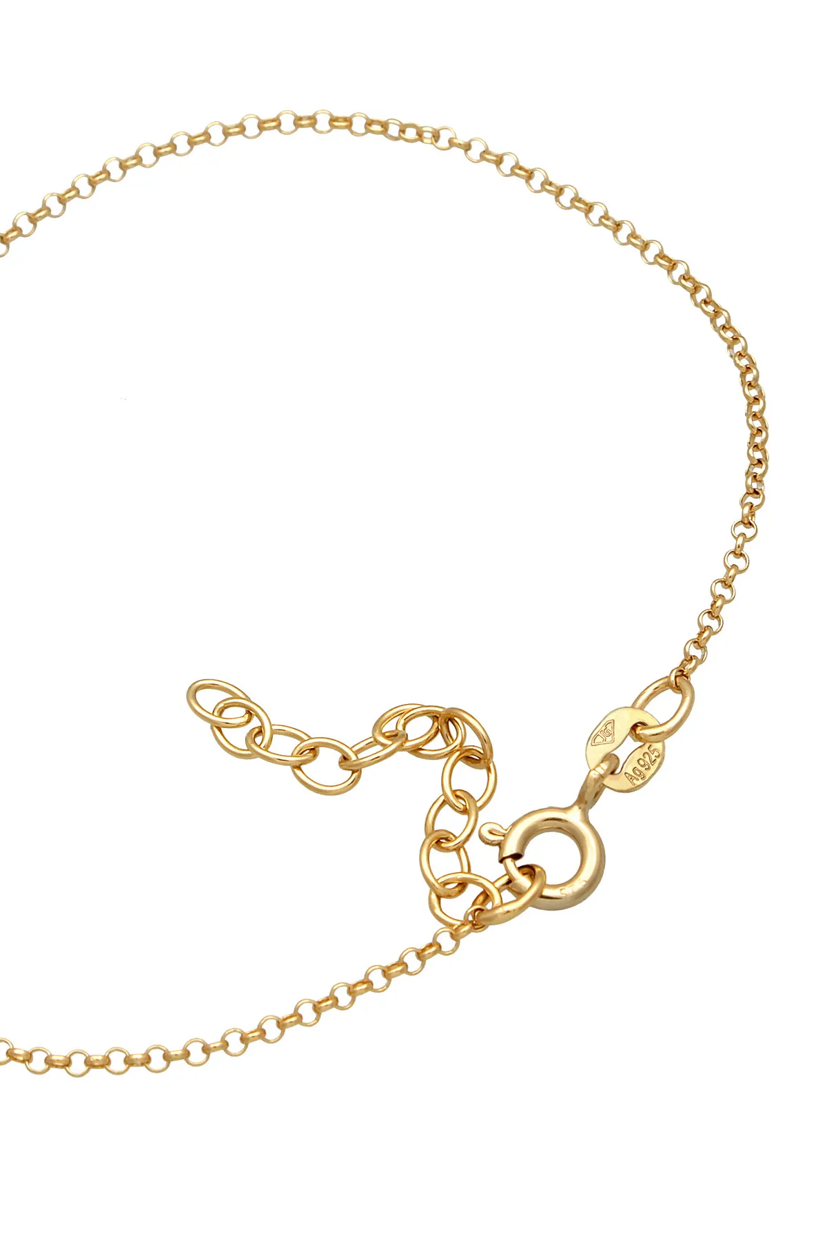 ELLI  Armband Handchain Basic Kristalle 925 Silber