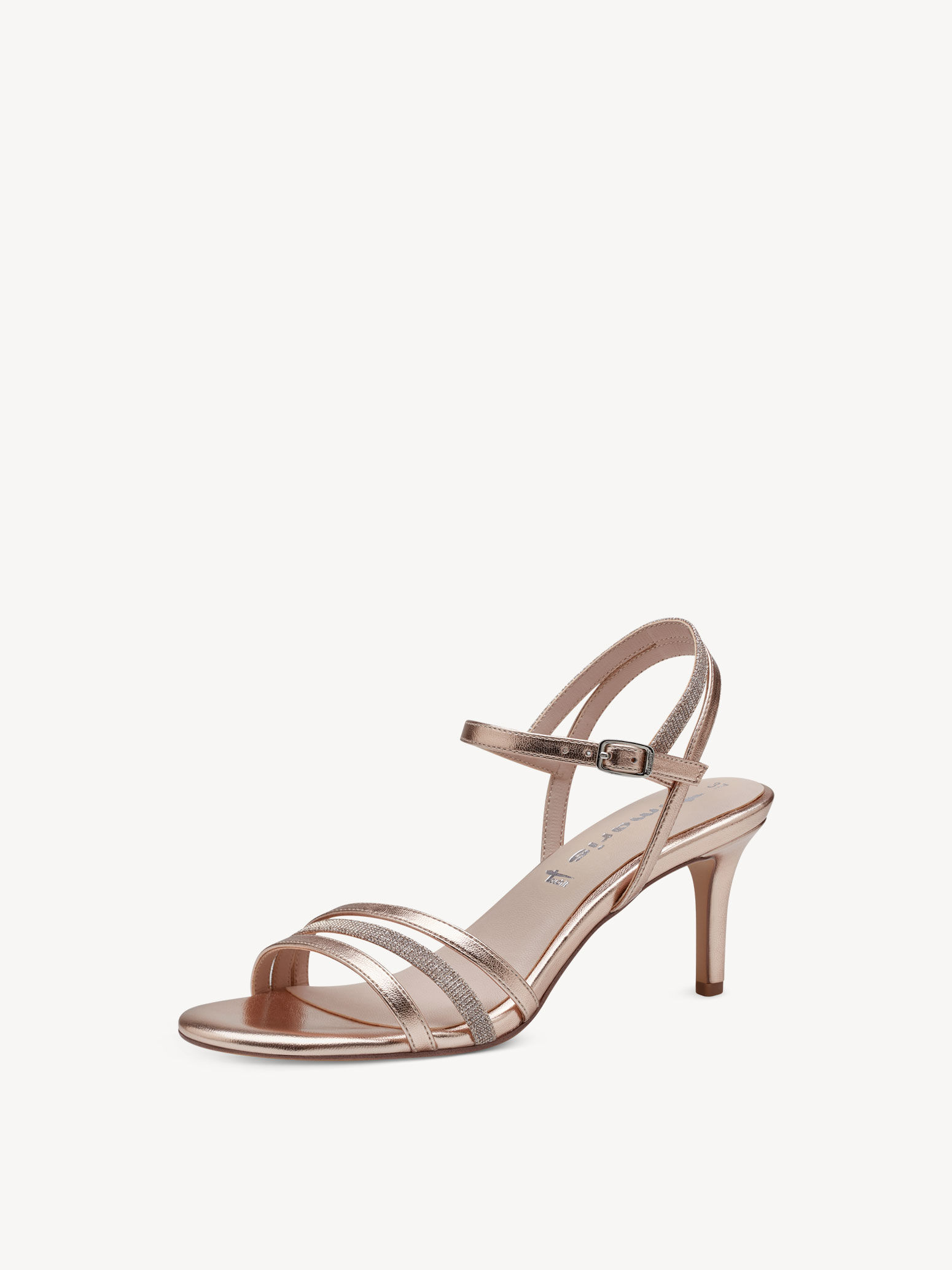 Sandale à talon - rose