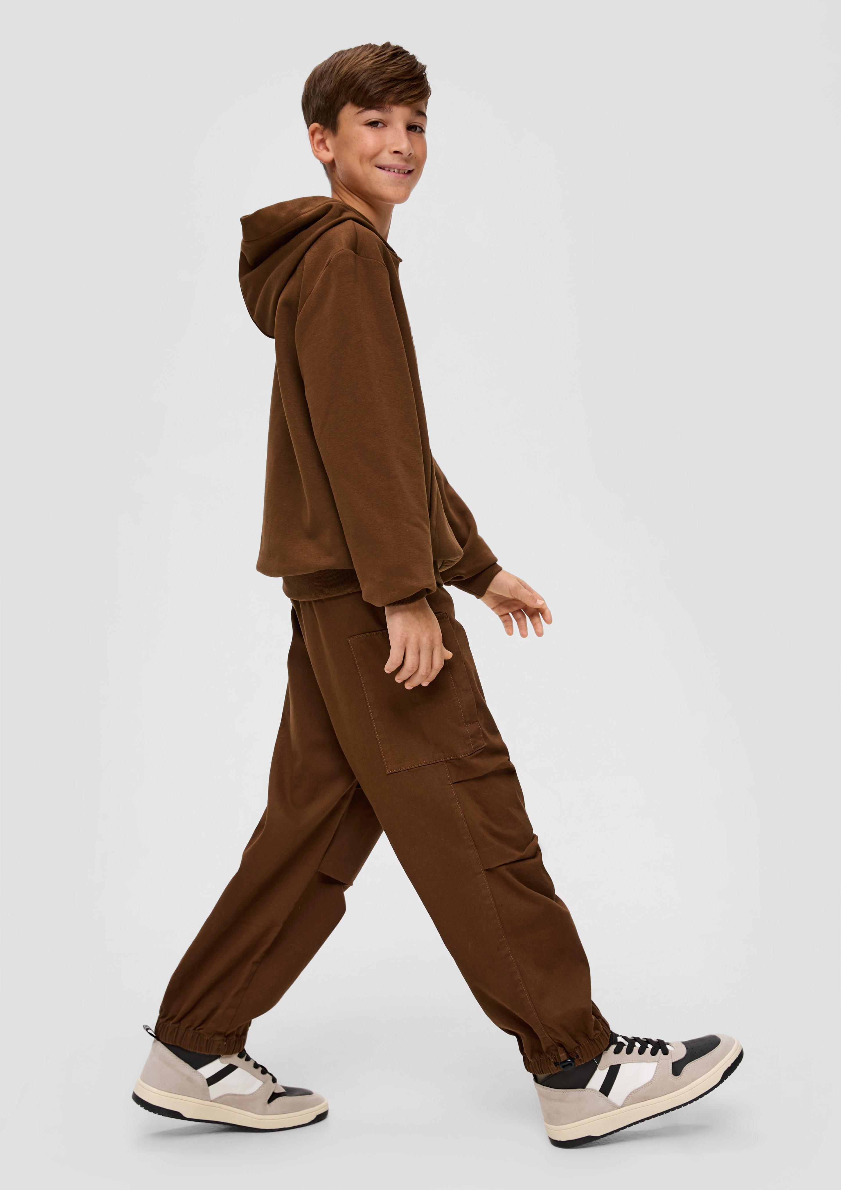 Loose: Cargo-Pants aus Baumwollmix  2140976-8764