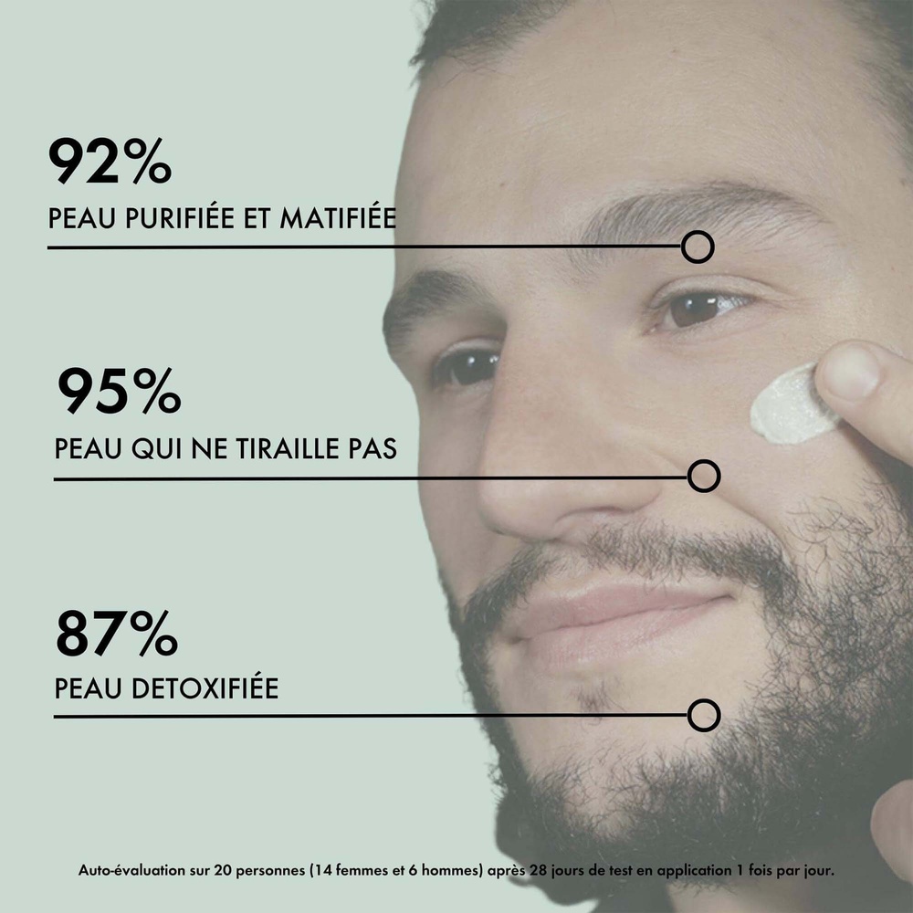 La crème libre Coffret Nettoyant Pâte Visage (Éco-recharge + Pot Rechargeable Blanc Cassé) Nettoyant Visage