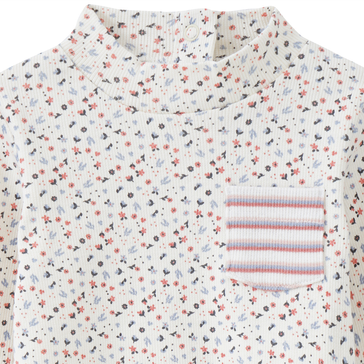 Baby Langarmshirt mit Stehkragen