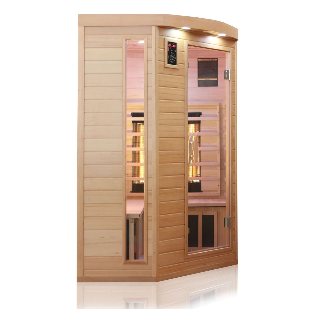 TroniTechnik Dewello® Infrarotkabine Infrarotsauna Wärmekabine LAKEFIELD 3 140cm x 140cm 5 Vollspektrumstrahler