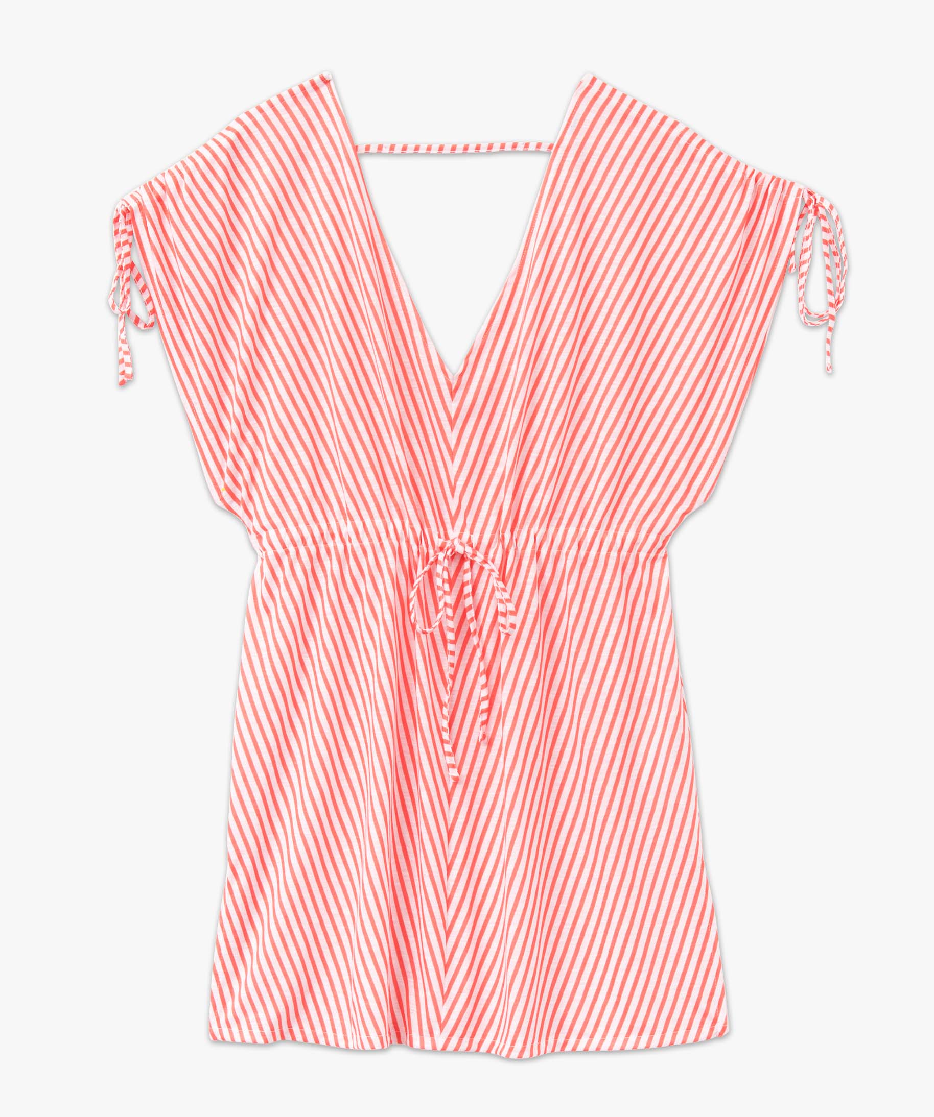 Robe de plage femme à rayures raye | GEMO