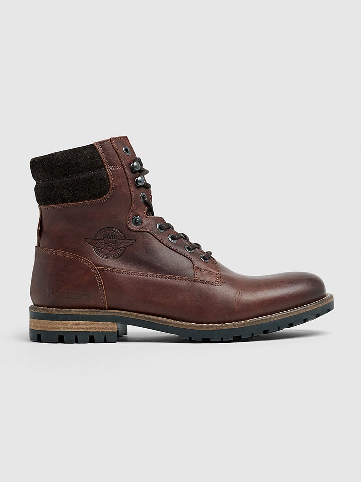 PME Legend Leder-Boots in Braun günstig kaufen