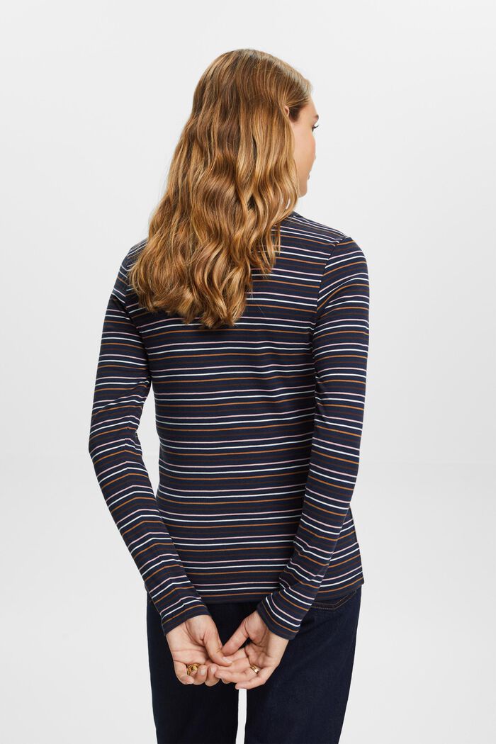 Gestreiftes Longsleeve, Bio-Baumwolle