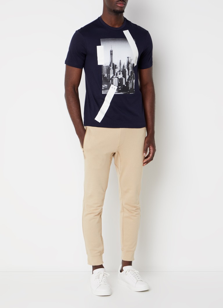 Tricou Armani Exchange cu logo imprimat