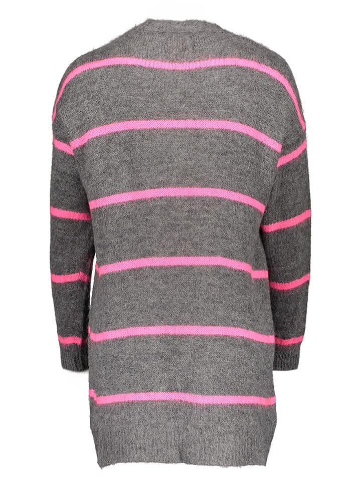 miss goodlife Cardigan in Grau/ Pink günstig kaufen