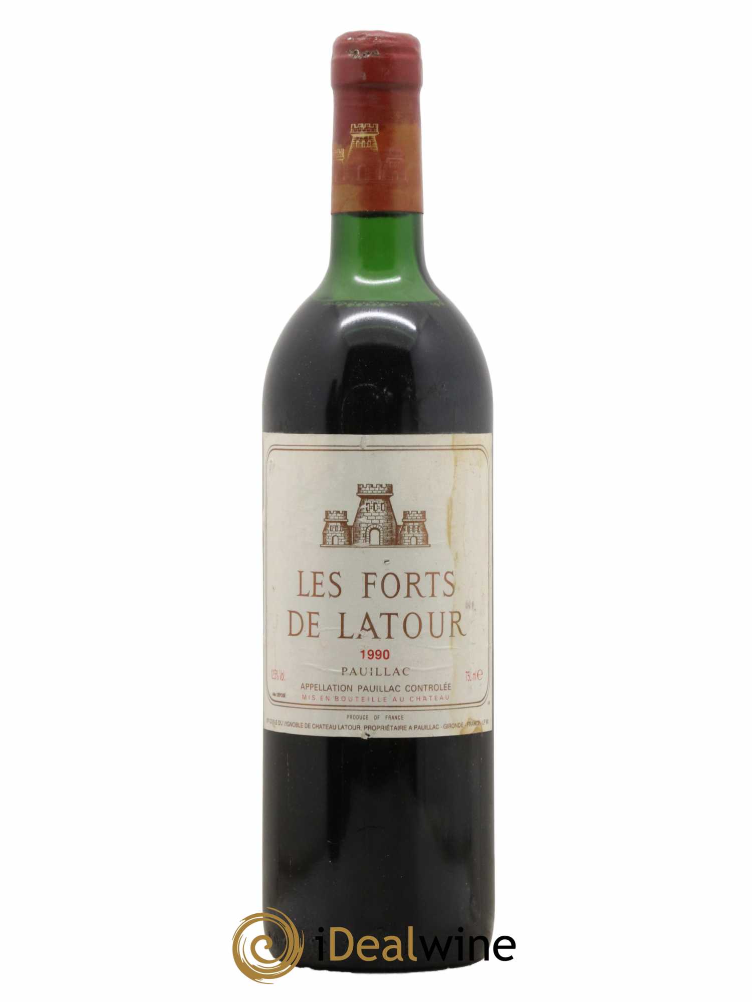 Les Forts de Latour Second Vin  1990 - Lot de 1 Bouteille