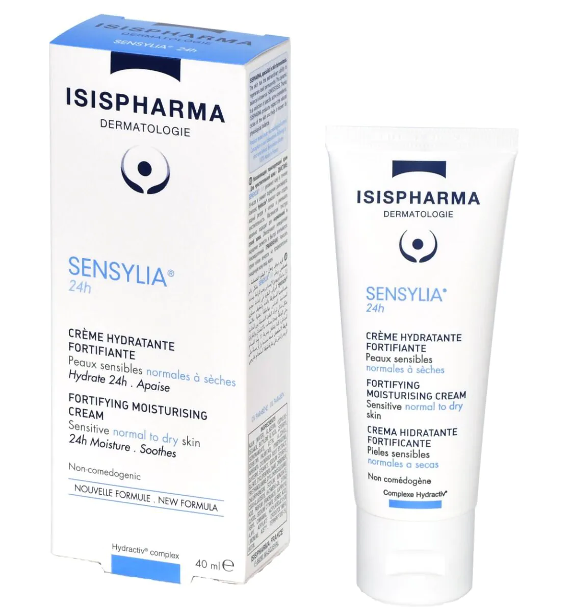 „IsispharmaSensylia 24h“ – kremas drėkina ir stiprina sausą ir pažeistą odą 24 valandas.